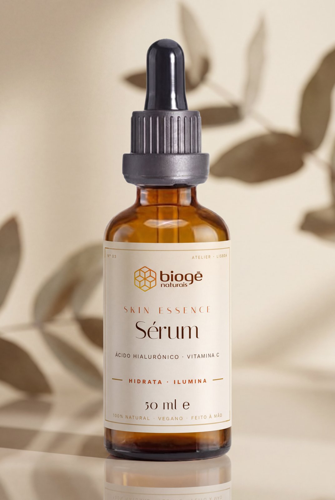 Sérum de Ácido Hialurónico, Vitamina C e Aloé Vera